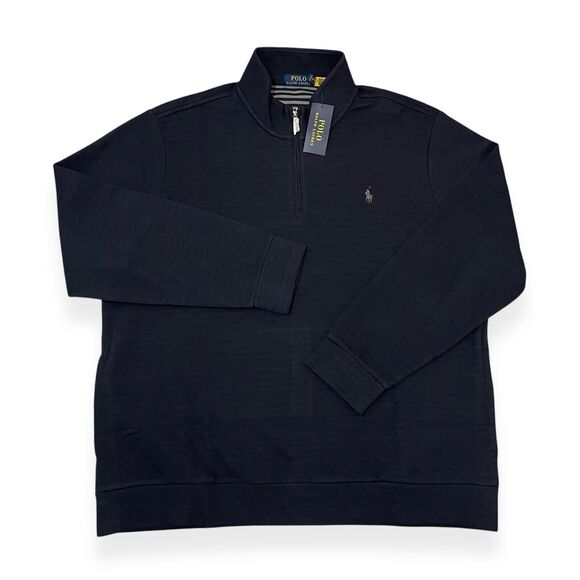 Polo Ralph Lauren Men's Double Knit Jersey Quarter-Zip Pullover